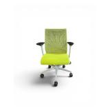Steelcase Think V2 office chair in Green with a chrome frame $1100 retail