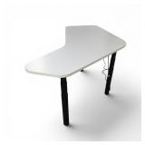 Steelcase Flex Power Sit Stand Adjustable Height Desk Right Return that Retails for $230