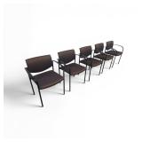 5 Steelcase Players Club that retail for $197 each chair