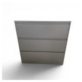 Steelcase 3 Drawer Filing Cabinet that measures 42" wide / 18" deep / 40.25" tall