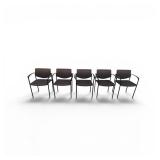 5 Steelcase Players Club that retail for $197 each chair.