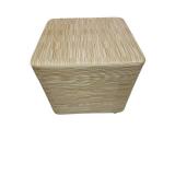 National Whimsy Square Static Ottoman/Footstool 18.5" × 18.5" with a height of 17.5"