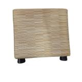 National Whimsy Square Static Ottoman/Footstool 18.5" × 18.5" with a height of 17.5"