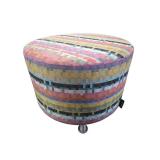 Steelcase Coalesse Round Ottoman that measures 24" in diameter / 19" tall