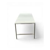 White training table