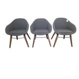 Set of 3 Herman Miller NaughtOne "Always" Guest Chair with a retail value of $2670