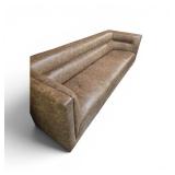 Armen Living Brea Leather Sofa Retails for $5000 that measures 104" wide / 34" deep