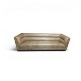 Armen Living Brea Leather Sofa Retails for $5000 that measures 104" wide / 34" deep