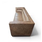Armen Living Brea Leather Sofa Retails for $5000 that measures 104" wide / 34" deep