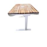 Brand New Butcher Block Top Knoll Power Sit Stand Desk Retails for $2788