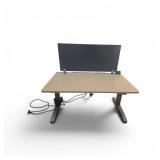 Steelcase Power Sit Stand Desk with Privacy Divider & Power Pack Retails for $2477