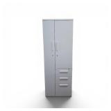 New Wardrobe Cabinet in a sleek matte white laminate finish Retails for $1477