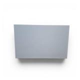 White 2-drawer Lateral File Cabinet with Open, Recessed Compartment