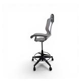 Herman Miller Cosm Drafting stool featuring a sleek, armless design with a breathable mesh back and seat