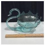 Beautiful Glass Swan and Glass Pitcher