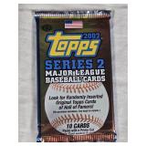 Unopened Pack of 2002 Topps Series 2 Baseball Cards Packs - Mauer Rookie Chase PSA 10
