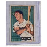 Allie Clark 1951 Bowman #29 - Cleveland Indians Vintage Baseball Card