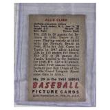 Allie Clark 1951 Bowman #29 - Cleveland Indians Vintage Baseball Card