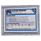 Clayton Kershaw Gold Rookie 2007 Bowman Auto #BDPP77 - Los Angeles Dodgers Baseball Card