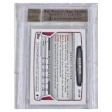 Alex Meyer 2013 Bowman Chrome Prospect Autos #BPC-AM Graded Beckett 9.5, Auto 10 - Minnesota Twins Baseball Card