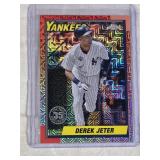 Derek Jeter 2025 Topps Chrome 35th Anniversary Mojo Holo #T90C-5 - New York Yankees Baseball Card
