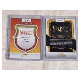 Lot of 2 Paul Skenes Baseball Cards: Panini Select 2025 Cards with Premier Level and Select Certified Features