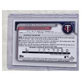 Luke Keaschall Rookie 2024 Bowman Chrome Green Refractor #BCP-122 - Minnesota Twins Baseball Card