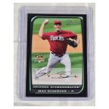 Max Scherzer Rookie 2008 Bowman #BDP33 - Arizona Diamondbacks Baseball Card