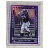 Kaelen Culpepper Rookie 2025 Panini Three and Two Purple Foil SP #60 and Numbered 22/32 - Minnesota Baseball Card