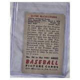 Clyde McCullough 1951 Bowman #94 - Pittsburgh Pirates Vintage Baseball Card