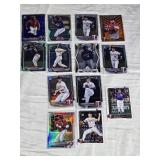 Lot of 12 Minnesota Twins Bowman Chrome Cards featuring Bryan Acuna, Riley Quick, and others and 1 Mickey Casper Topps RC