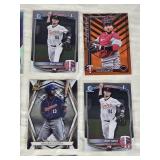 Lot of 12 Minnesota Twins Bowman Chrome Cards featuring Bryan Acuna, Riley Quick, and others and 1 Mickey Casper Topps RC