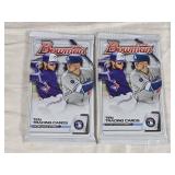 Lot of 2 Unopened Packs of 2020 Bowman Baseball Cards