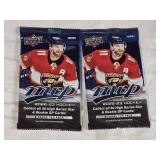 Lot of 2 Unopened Packs of 2022-23 Upper Deck MVP Hockey Cards