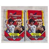 Lot of 2 Unopened Packs of Bowman 2023 Baseball Cards