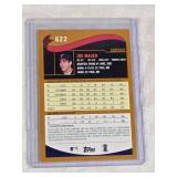 Joe Mauer Rookie 2002 Topps #622 - Minnesota Twins Baseball Card