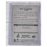 Max Scherzer Rookie 2008 Upper Deck Goudey #6 - Arizona Diamondbacks Baseball Card