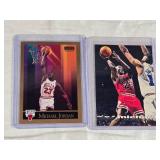 Lot of 2 Michael Jordan Basketball Cards - 1990 SkyBox and 1993-94 Topps Stadium Club