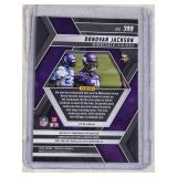Donovan Jackson Rookie 2025 Panini Mosaic SP #388 and Numbered 52/99 - Minnesota Vikings Football Card
