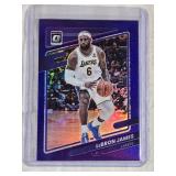 LeBron James 2021-22 Panini Donruss Optic #41 - Los Angeles Lakers Basketball Card