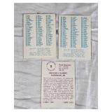 Lot of 3 Vintage SSPC Baseball Cards Featuring Brooks Robinson, George Brett, Al Cowens, Jerry Koosman, and Duke Snider.