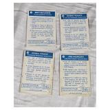 Lot of 6 Vintage 1977 Topps CLOTH Baseball Cards Featuring Robin Yount, Joe Morgan, and Steve Carlton