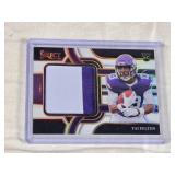 Tai Felton Rookie 2025 Panini Select Jumbo 2 Color Patch #JRSW-TAF and Numbered 79/99 - Minnesota Vikings Football Card