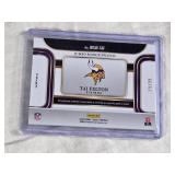 Tai Felton Rookie 2025 Panini Select Jumbo 2 Color Patch #JRSW-TAF and Numbered 79/99 - Minnesota Vikings Football Card