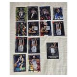Lot of 13 Minnesota Timberwolves Basketball Cards featuring Anthony Edwards, Rudy Gobert, and others. Includes Rookie Cards, Refractors, and Prizms
