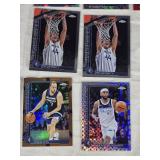 Lot of 13 Minnesota Timberwolves Basketball Cards featuring Anthony Edwards, Rudy Gobert, and others. Includes Rookie Cards, Refractors, and Prizms