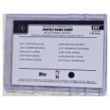 Minnesota Timberwolves featuring Anthony Edwards 2025 Topps Protect Home Court Silver Foil #287 - Minnesota Timberwolves Basketball Card
