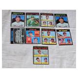 Lot of Vintage Hall of Famer and Stars Baseball Cards Featuring Players like Phil Niekro, Rollie Fingers, and Leaders