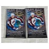 Lot of 2 Unopened Packs of 2022-23 Skybox Metal Universe Hockey Cards