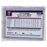 Michael Helman Rookie 2025 Topps Chrome On Card Auto #RA-MH - Minnesota Twins Baseball Card